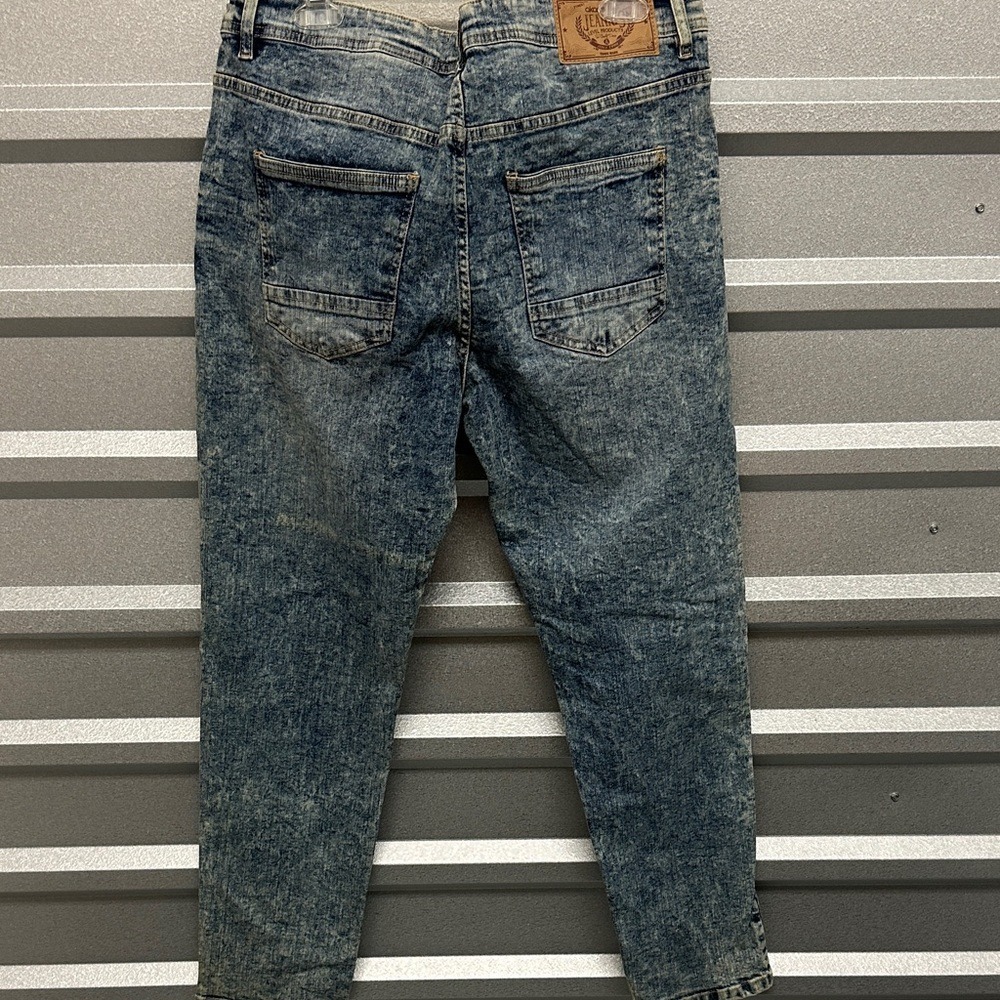 Akademiks Mens VTG 90s Acid Wash Straight Leg Jean 34 x 30 Y2K‎ Street Grunge - Picture 6 of 12